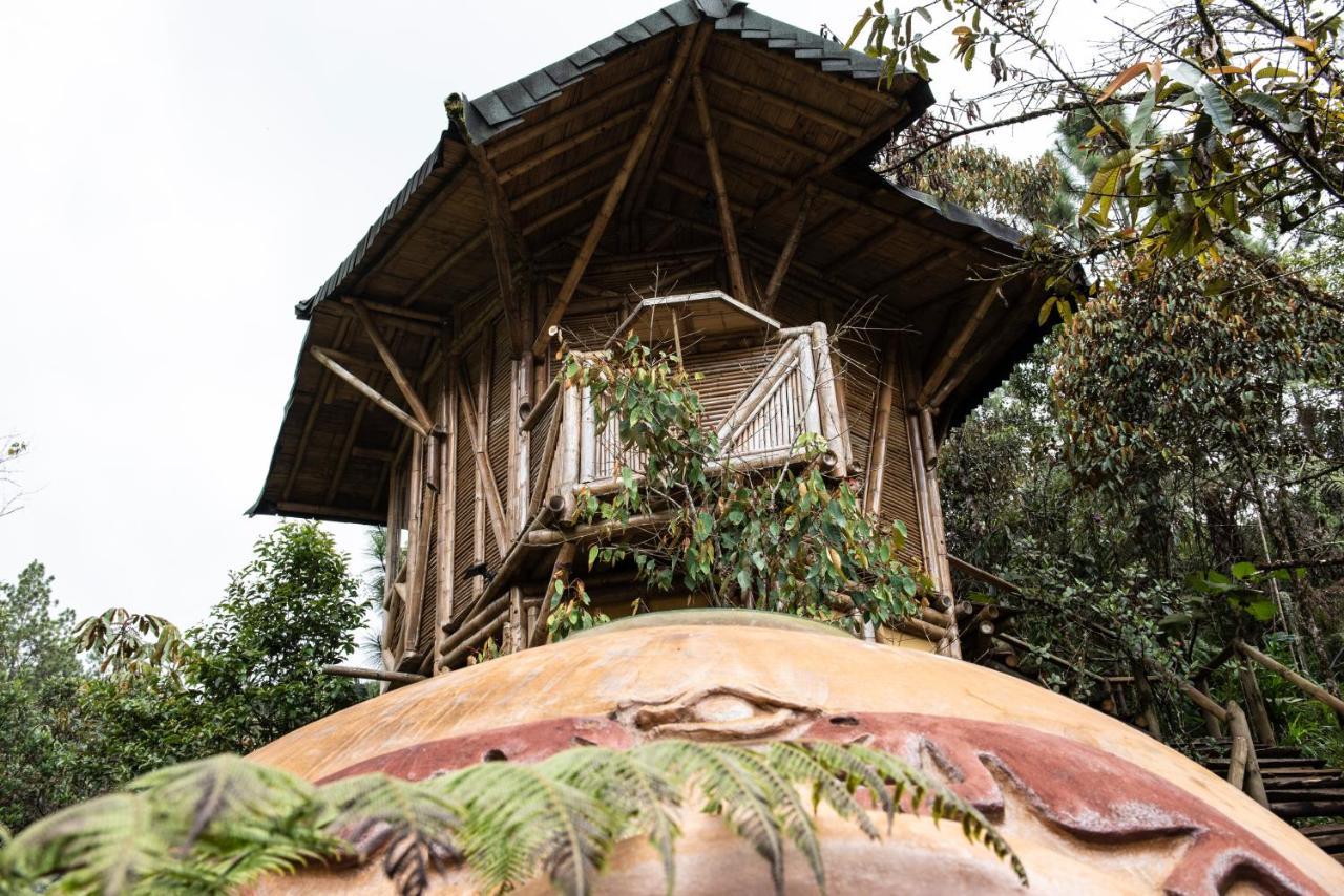 Hotel Guatape Adrianas Bambu المظهر الخارجي الصورة